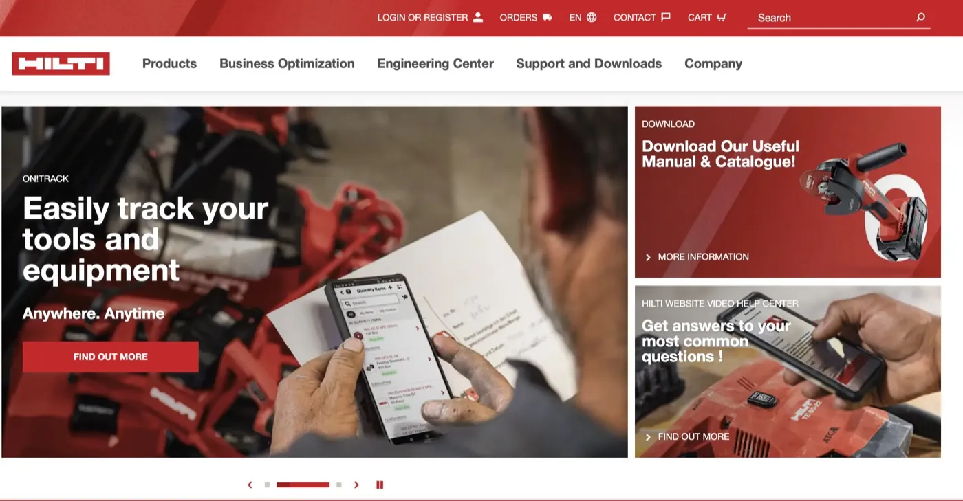 Hilti North Asia digital commerce