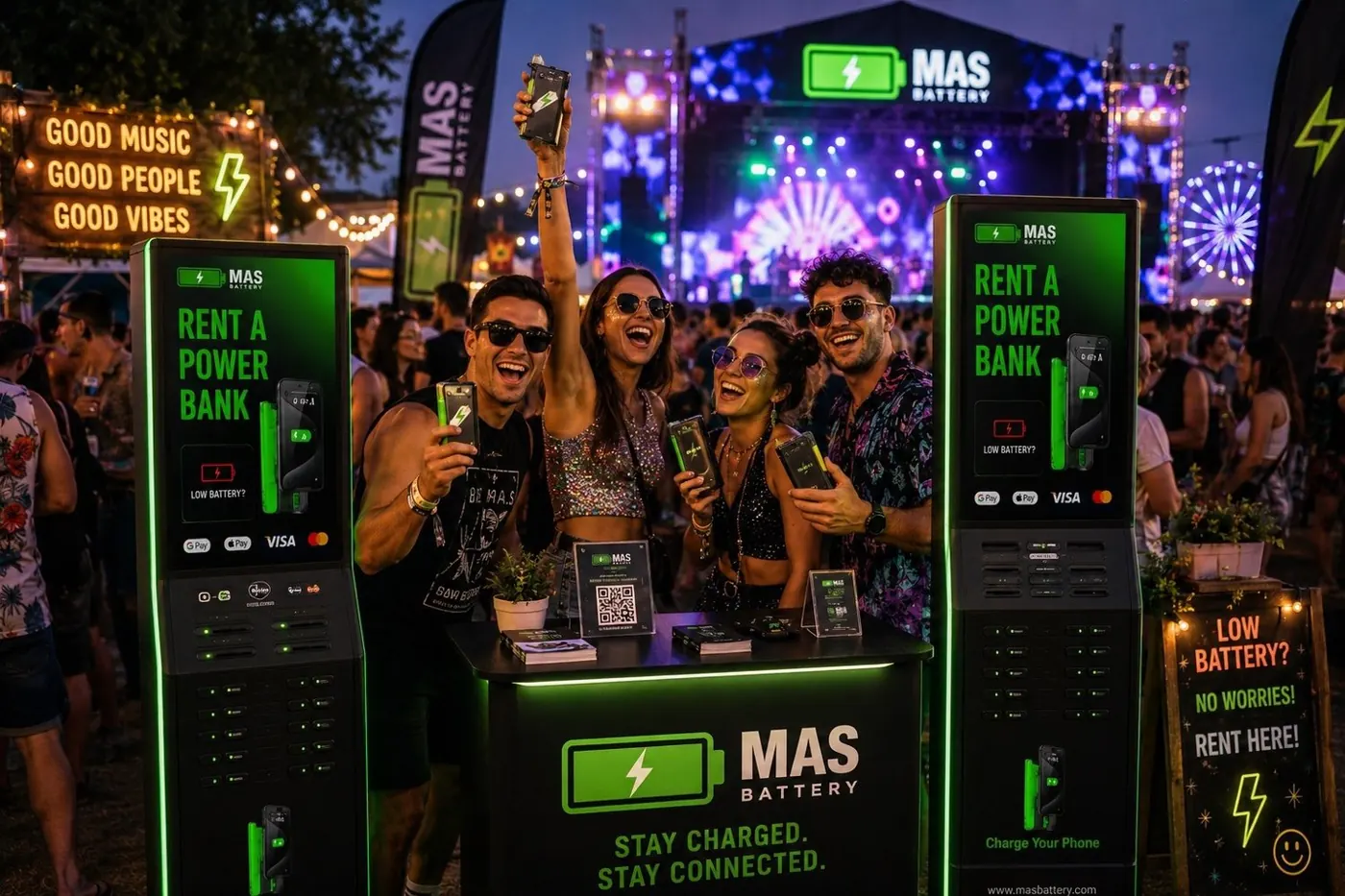 MasBattery brand visual